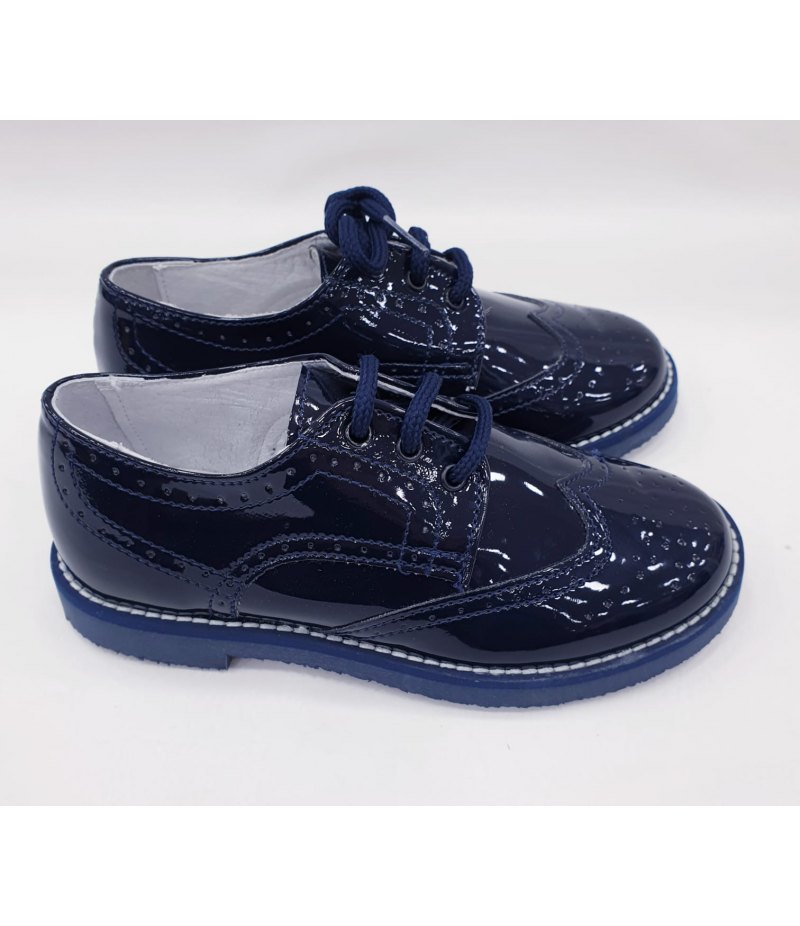 scarpe eleganti ragazzo blu