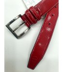 Cintura Cerimonia Bimbo Bambino, Colore Rosso in Ecopelle, Nazareno Gabrielli