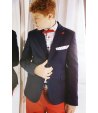 Completino Cerimonia Bambino CASUAL, Colore Blu ,Slim cotone, Nazareno Gabrielli
