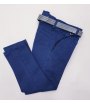 Pantaloni Casual e Cerimonia Bimbo e Bambino, Slim Elasticizzati, Colore Blu in Cotone, Rebel