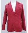 Giacca Casual e Cerimonia Bambino e Ragazzo, Modello Slim Elasticizzato, Colore Rosso in Cotone, Rebel