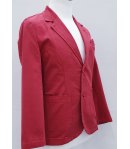 Giacca Casual e Cerimonia Bambino e Ragazzo, Modello Slim Elasticizzato, Colore Rosso in Cotone, Rebel