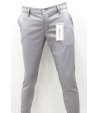 Pantalone Uomo/Ragazzo Manfredi Slim Elasticizzato Cerimonia Casual Colore,Grigio