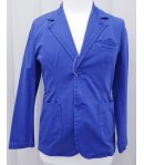 Giacca Casual e Cerimonia Bambino e Ragazzo, Modello Slim Elasticizzato, Colore Blu Elettrico in Cotone, Rebel