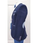 Completino Cerimonia Bambino, Colore Blu, Bianco e Azzurro in Cotone, Nazareno Gabrielli