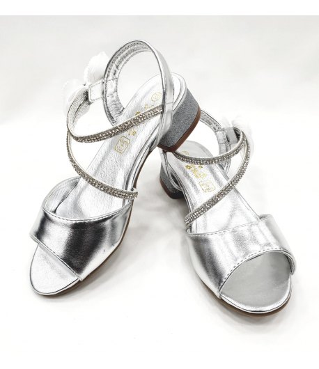 Scarpe Sandali Baby Casual Cerimonia Gdo in Ecopelle