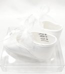 Ballerine Baby Battesimali Klaiadi in Raso