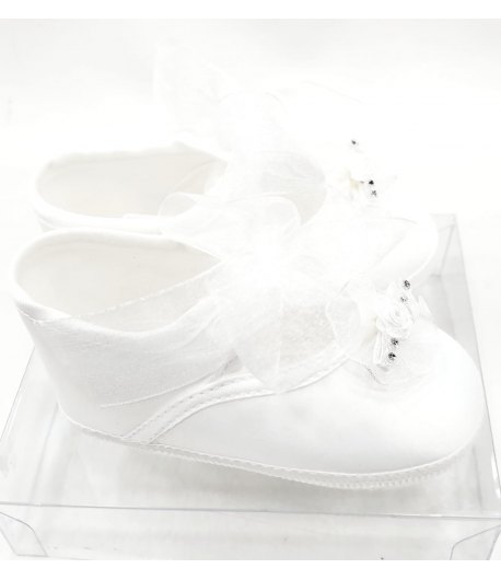 Ballerine Baby Battesimali Klaiadi in Raso