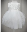 Vestina Battesimale con Bolerino Alessia in Raso e Velo