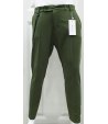 Pantalone Uomo Manfredi in Cotone Elasticizzato Colore, Verde