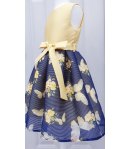 Abito Cerimonia Casual Bimba Klaiadi in Raso e Tulle