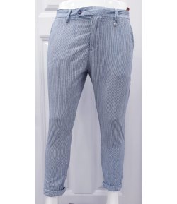 Pantalone Uomo Manfredi in Cotone Elasticizzato Colore Grigio