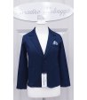 Giacca per Bambino e Ragazzo, Blu, Semi-elasticizzata, in Poliestere e Cotone, Nazareno Gabrielli