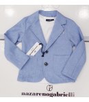 Completino da Cerimonia per Bimbo e Bambino, Azzurro e Bianco, in Cotone, Nazareno Gabrielli