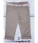 Completino da Battesimo e Cerimonia Bimbo e Bambino, Beige, Panna, Écru e Bianco, in Lino e Cotone, Nazareno Gabrielli