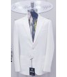 Giacca da Uomo, Bianca, Elasticizzata, Bottoni Bianchi, in Tessuto Maglina, Manfredi