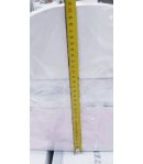 Cassapanca Porta Corredino o Accessori per Neonata Bimba, Rosa e Bianco, con Fiocchi e Orsetto Peluche, in Legno Artigianale