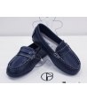 Scarpe Mocassini Bimbo e Bambino, Blu, in Ecopelle, Gdo