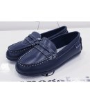 Scarpe Mocassini Bimbo e Bambino, Blu, in Ecopelle, Gdo