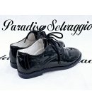 Scarpe classiche per Bambino e Ragazzo, Blu, in Vernice Ecopelle, Bacio & Bacio