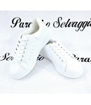 sneakers per Bambino e Ragazzo, bianche, in pelle, Nazareno Gabrielli