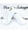sneakers per Bambino e Ragazzo, bianche, in pelle, Nazareno Gabrielli