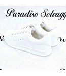 sneakers per Bambino e Ragazzo, bianche, in pelle, Nazareno Gabrielli