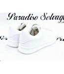 sneakers per Bambino e Ragazzo, bianche, in pelle, Nazareno Gabrielli