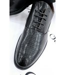 Mocassino uomo Nero in Ecopelle Lucida , Marca Crucian