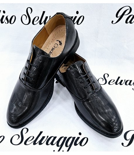 Mocassino uomo Nero in Ecopelle Lucida , Marca Crucian