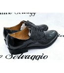 Mocassino uomo Nero in Ecopelle Lucida , Marca Crucian