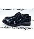 Scarpa Mocassino Uomo, Vernice Blu, Marca Luchi