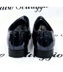 Scarpa Mocassino Uomo, Vernice Blu, Marca Luchi