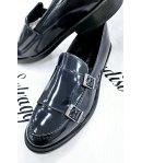 Scarpa Uomo, Pelle, Blu, Marca Manfredi
