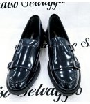 Scarpa Uomo, Pelle, Blu, Marca Manfredi