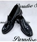 Mocassino Uomo Cerimonia, Nero , Pelle Di Vitello, Marca Manfredi