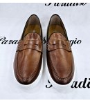Mocassino Uomo, Pelle, Color Cuoio, Marca Manfredi