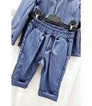 Abitino Cerimonia Casual Baby, Cotone Elasticizzato, Colore Ginsato, Marca Nazareno Gabrielli