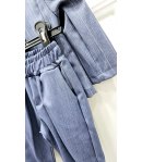 Abitino Cerimonia Casual Baby, Cotone Elasticizzato, Colore Ginsato, Marca Nazareno Gabrielli