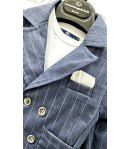 Abitino Cerimonia Casual Baby, Cotone Elasticizzato, Colore Ginsato, Marca Nazareno Gabrielli