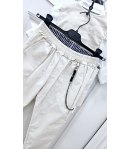 Completino Bimbo Cerimonia Casual, Cotone Elasticizzato, Beige bianco e Blu,Nazareno Gabrielli