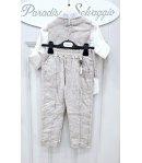 Completino Bimbo, Lino, Beige e Panna ,Nazareno Gabrielli