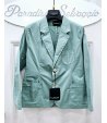 Giacca Bimbo, Verde Tiffani, Qualità Cotone Elasticizzato, Marca Pierre Cardine
