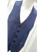 gilette Uomo, Bluette Effetto Ginsato, Qualità Pura Lana Wool Fredda, marca Varsali