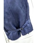 gilette Uomo, Bluette Effetto Ginsato, Qualità Pura Lana Wool Fredda, marca Varsali