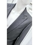 giacca Uomo Modello Tait, Nera, Qualità Misto Lana Vergine Fredda, marca Carlo Pignatelli