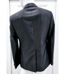 giacca Uomo, Nera semi Lucida, Qualità Viscosa E Poliestere, Marca Carlo Pignatelli