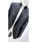 giacca Uomo, Nera, Qualità Lana Wool e Viscosa, Marca Carlo Pignatelli