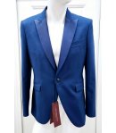 giacca Uomo, Bluette, Qualità Lana Wool e Viscosa, Marca Carlo Pignatelli