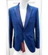 giacca Uomo, Bluette, Qualità Lana Wool e Viscosa, Marca Carlo Pignatelli